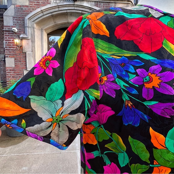 Spenser Jeremy Colorful Floral Midi Dress - Picture 4 of 12